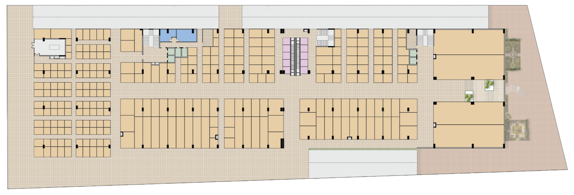 The Hive Mall Lower Ground Floor Plan